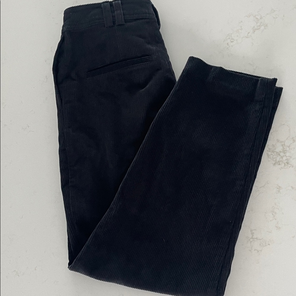 Nordstrom Women’s Dark Black Corduroy Pants